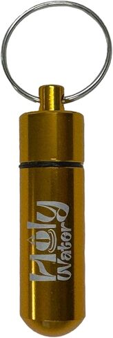 1 oz Metal Holy Water Flask - Catholic Travel Holy Water Container - Gift for Baptism, Geocache Bottle in Saudi Arabia