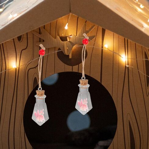 10 قطع من زجاجات الرغبات الصغيرة من SOIMISS مع فلين برطمانات زجاجية صغيرة شفافة للحرف اليدوية DIY ديكور المنزل رسالة في زجاجة قوارير زجاجية مصغرة in Kuwait