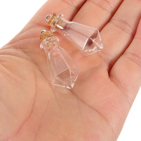 10 قطع من زجاجات الرغبات الصغيرة من SOIMISS مع فلين برطمانات زجاجية صغيرة شفافة للحرف اليدوية DIY ديكور المنزل رسالة في زجاجة قوارير زجاجية مصغرة in Kuwait