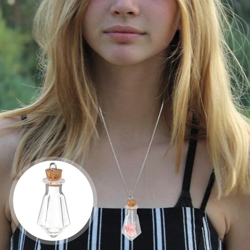 10 قطع من زجاجات الرغبات الصغيرة من SOIMISS مع فلين برطمانات زجاجية صغيرة شفافة للحرف اليدوية DIY ديكور المنزل رسالة في زجاجة قوارير زجاجية مصغرة in Kuwait