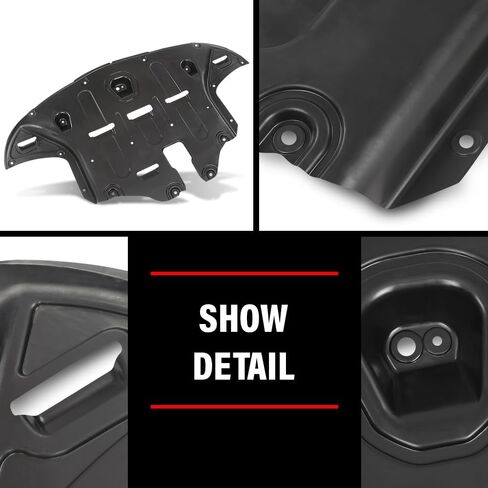 DOTCOM Front Engine Splash Shields Cover Compatible with Hyundai Tucson 2016 2017 2018 2019 2020 2021 Black Engine Guard, 29110D3600-PFM HY1228190 in Saudi Arabia