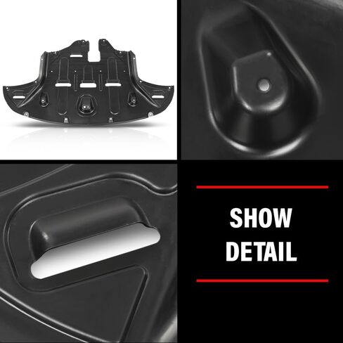 DOTCOM Front Engine Splash Shields Cover Compatible with Hyundai Tucson 2016 2017 2018 2019 2020 2021 Black Engine Guard, 29110D3600-PFM HY1228190 in Saudi Arabia