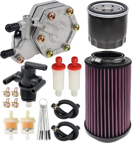 مضخة الوقود ومجموعة فلتر زيت الوقود الهوائية تناسب Polaris Sportsman 325 400 500 600 700 لـ Xpedition 325 425 لـ Magnum 325 330 500 مع فلتر هواء 7080595 2520799 فلتر زيت in Kuwait