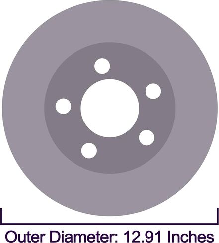Front Brake Rotors Replacement for Toyota Highlander Sienna 2008 2009 2010 2011 2012 2013 2014 2015 2016 2017 2018 2019, Lexus NX200t NX300h NX300 RX350 Brakes, Drilled Slotted Front 12.91" in Saudi Arabia