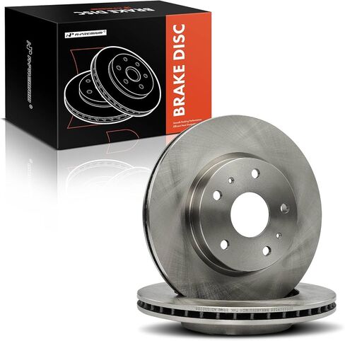 A-Premium 11.02 inch (279.8mm) Front Vented Disc Brake Rotors Compatible with Select Suzuki Models - SX4 2007-2013, SX4 Crossover 2012, 2-PC Set in Saudi Arabia