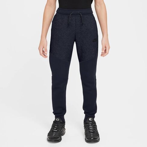 Nike Sportswear Tech Fleece Big Kids' Joggers (HV5869-473, Obsidian Heather/Black/Black) Size X-Large in Saudi Arabia