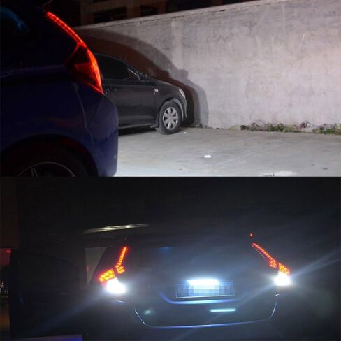 x xotic tech إطار لوحة الترخيص الخلفي مصابيح LED 30-SMD احتياطية عكسية أو أضواء الفرامل الكل في واحد أبيض وأحمر مجموعة شريط إضاءة LED للسيارات سيارات الدفع الرباعي والشاحنات in Kuwait