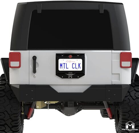 دعامة نقل لوحة الترخيص من Metalcloak، متوافقة مع TJ/LJ Wrangler، خفيفة الوزن، جميع الألومنيوم، مصابيح LED، جميع الأسلاك متضمنة، صنع في الولايات المتحدة الأمريكية in Kuwait