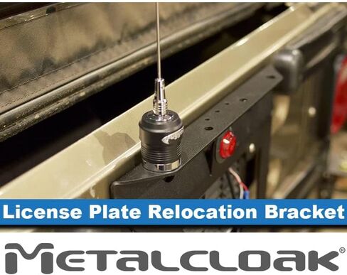 دعامة نقل لوحة الترخيص من Metalcloak، متوافقة مع TJ/LJ Wrangler، خفيفة الوزن، جميع الألومنيوم، مصابيح LED، جميع الأسلاك متضمنة، صنع في الولايات المتحدة الأمريكية in Kuwait