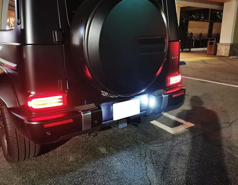 مجموعة إضاءة لوحة ترخيص LED بيضاء كاملة من iJDMTOY Xenon متوافقة مع Mercedes 2019-up G-Class (W463A) و2013-2018 G-Class (W463 LCI/Facelift) in Kuwait