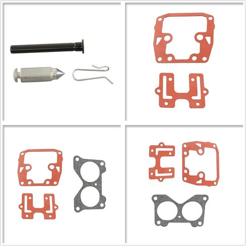 GXYWADY Carburetor Carb Repair Kits with Float 3 Pack Replacement for Johnson Evinrude V4 85 90 100 115 125 140 HP V6 150 155 175 185 200 235 390055 392550 398526 435443 434888 439076 18-7046 in Saudi Arabia