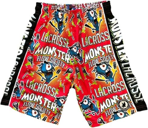 Flow Society Mens Lax Monster Attack Athletic Shorts with Pockets in Saudi Arabia