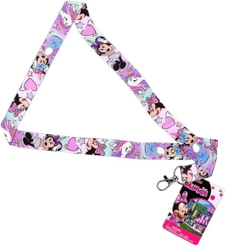 Disney Minnie Mouse Boutique Lanyard Keychain (Pink) in Saudi Arabia