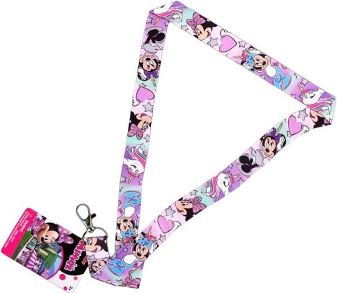 Disney Minnie Mouse Boutique Lanyard Keychain (Pink) in Saudi Arabia