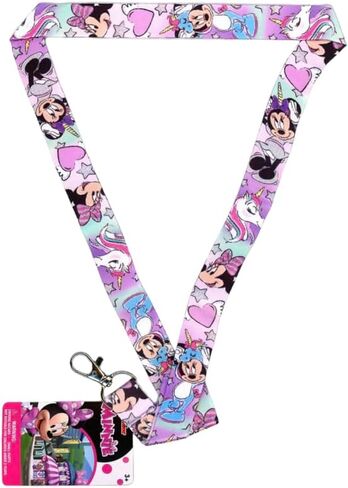 Disney Minnie Mouse Boutique Lanyard Keychain (Pink) in Saudi Arabia