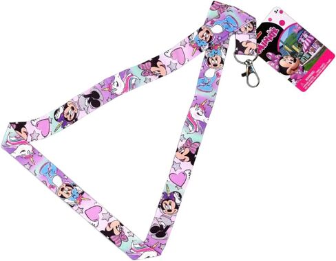 Disney Minnie Mouse Boutique Lanyard Keychain (Pink) in Saudi Arabia