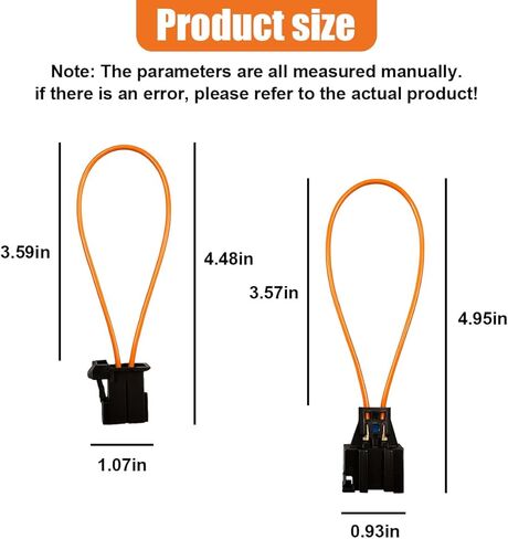 2PCS Most Fiber Optic Loop, Female & Male Fiber Optic Bypass Loop Adapter, Universal Device Connector Diagnostic Tool for Car, SUV, Truck Most Optical System (Black) in Saudi Arabia