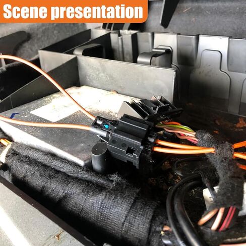 2PCS Most Fiber Optic Loop, Female & Male Fiber Optic Bypass Loop Adapter, Universal Device Connector Diagnostic Tool for Car, SUV, Truck Most Optical System (Black) in Saudi Arabia