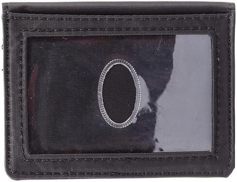 Big Skinny RFID Blocking New Yorker Front Pocket Wallet, Nylon Microfiber, Black in Saudi Arabia