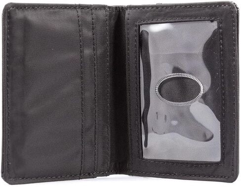 Big Skinny RFID Blocking New Yorker Front Pocket Wallet, Nylon Microfiber, Black in Saudi Arabia