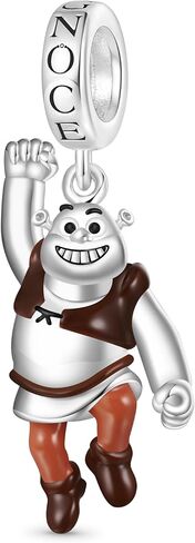 GNOCE Shrek Pendant Dangle Charm Bracelet for Women, S925 Sterling Silver Dangle Charms for Women Wife, Valentine‘s Day, Mother’s Day Jewelry in Saudi Arabia