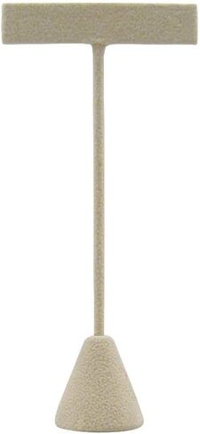 حلق من جلد الغزال البيج مقاس 5.75 بوصة 12 قطعة لعرض المجوهرات، والتجزئة، والاستخدام المنزلي، والمعارض التجارية، وحقيبة العرض، للبريد، والخطاف، والحلقة، والأقراط المتدلية in Kuwait