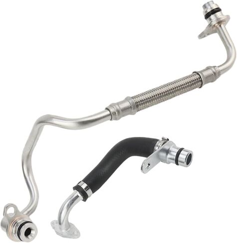 Turbocharger Oil Inlet Line Compatible with BMW 320i, 320i xDrive, 328i, 328i GT xDrive, 328i xDrive, X5, 528i, 528i xDrive, X3, 428i, 428i Replace #11428626653 (oil pipe) in Saudi Arabia
