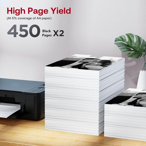 خرطوشة حبر سوداء PG-275XL بديلة لخرطوشة الحبر السوداء Canon PG-275 لطابعات Pixma TS3722 TR4720 TS3700 TR4700 TS3522 TR4722 TS3500 TS3720 TS3700 TS3520 TR4723 (2 أسود) in Kuwait