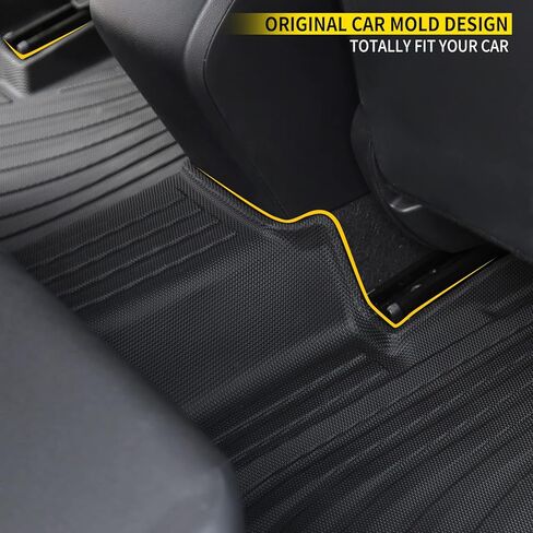 سجادات أرضية متوافقة مع 2022-2025 2026 Honda Civic Sedan (ليس لهاتشباك) سجادة صندوق السيارة وبطانة البضائع وبطانة البضائع لجميع الأحوال الجوية وبطانة صندوق السيارة وملحقات سيفيك (حصيرة صندوق السيارة الخلفي + سجادات الأرضية) in Kuwait