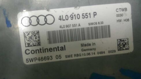 وحدة التحكم في المحرك ECM 3.0L تناسب 13-15 متوافقة مع Audi Q7 4L0 910 551 P 4L0910551P in Kuwait