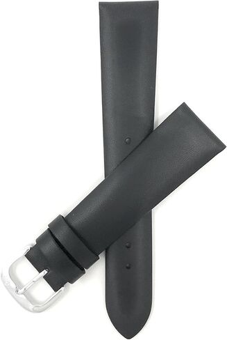 Bandini Leather Watch Band Strap - Mat Finish - Modern Style - 2 Colors - 12mm, 14mm, 16mm, 18mm, 20mm in Saudi Arabia
