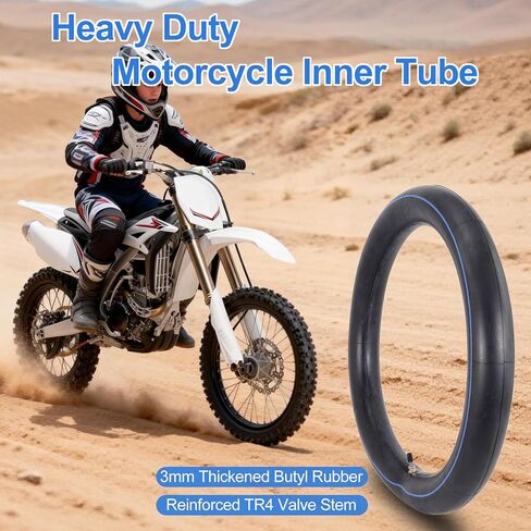 صمام TR4 للأنبوب الداخلي للدراجة النارية شديد التحمل 2.50-18 2.75/3.00-18 - يناسب 80/80-18 80/90-18 90/90-18 لدراجة SUR-Ron Light Bee X الكهربائية الترابية Talaria PRO-SS للطرق الوعرة in Kuwait