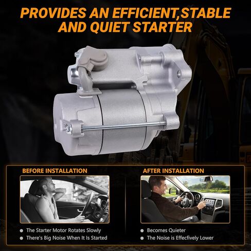 K7571-61811 Starter Motor 12V 9T 16614-63010 LRS01251 1661463010 for Kubota Powersport Diesel Utility Vehicle (UTV) RTV1100 RTV900 898cc 2004-2012 for Kubota Zero Turn Mower ZG332P ZP33OP in Saudi Arabia