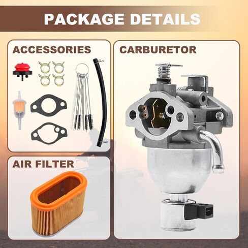 المكربن ​​0D8332 مناسب لمولد Generac 04700-0 GN220 RV C-7107 Carb Engine Carb مع فلتر الهواء 0D9723 in Saudi Arabia