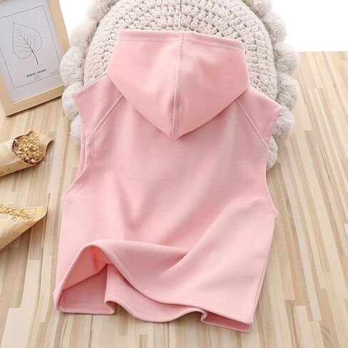 Kids Tank Tops Undershirts Hoodie Sleeveless Shirts for Boys Girls Summer Tee Shirt Solid Casual Vest in Saudi Arabia