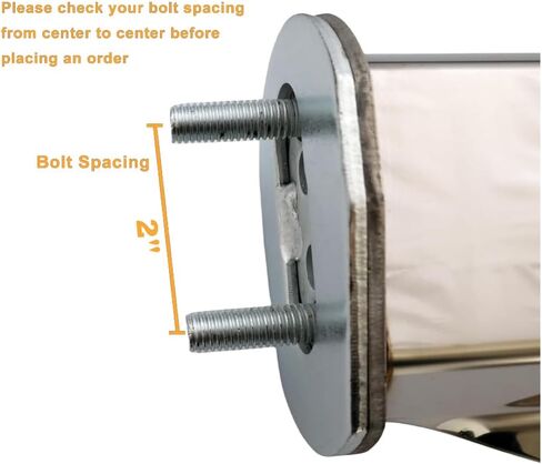 Torque Heavy-Duty Chrome Mud Flap Hanger Set for Semi Trucks, 30" Length, 2" Bolt Spacing, Spring Loaded, 45-Degree Angled Design, w/ 2 Aluminum Reflectors in Saudi Arabia