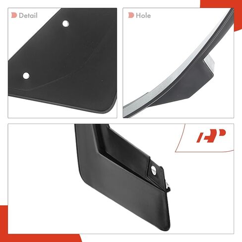 A-Premium Set of 4PCS Mud Flaps Splash Guards Mudguards Mudflaps with Hardware Kits Compatible with Chevrolet Camaro, 2014-2015, Coupe Convertible, Without Ground Effects, Front LH RH and Rear LH RH in Saudi Arabia