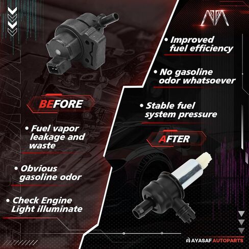 MAYASAF 911-104 Vapor Canister Vent Solenoid Valve for Ford Expedition 2003-2004, Explorer 2002-2003, F-150 Heritage 2004, F-150 2000-2003, for Lincoln Navigator 2003-2004, for Mercury Mountaineer in Saudi Arabia