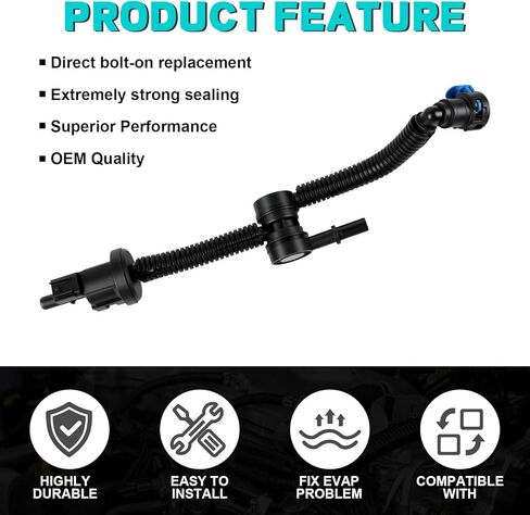 صمام تطهير دعامة أنبوب الوقود متوافق مع 2015-2021 Ford F150 2.7L Edge Explorer Fusion/Lincoln Canister Purge Solenoid Valve Repalces# GL3Z-9B325-B FL3Z-9B325-A in Kuwait