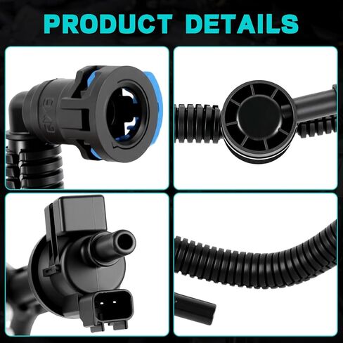 صمام تطهير دعامة أنبوب الوقود متوافق مع 2015-2021 Ford F150 2.7L Edge Explorer Fusion/Lincoln Canister Purge Solenoid Valve Repalces# GL3Z-9B325-B FL3Z-9B325-A in Kuwait