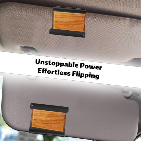 Car Air Freshener Visor Clip for Drift, Aluminum Alloy Black Car Sun Visor Clip Practical Auto Accessory for Easy Installation (Air Freshener Not Include) in Saudi Arabia