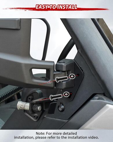 مرايا جانبية لـ Can Am Defender HD5 HD7 HD8 HD9 HD9 HD10 Max 2016+، سطح مرآة محدب كبير قابل للتعديل لـ Can-Am Defender بدون باب ونصف باب كامل، استبدل #715008100 in Saudi Arabia