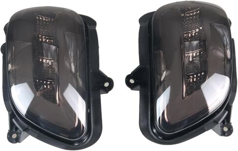 ONE.K.S دراجة نارية LED بدوره إشارات الرؤية الخلفية المرايا الجانبية ضوء لF6B Goldwing GL1800 2001-2017 دخان عدسة دراجة نارية عكس مصباح مرآة مع إشارات بدوره وDRL الذهب الجناح GL1800 الملحقات in Kuwait