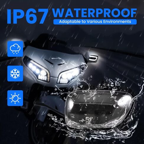 ONE.K.S دراجة نارية LED بدوره إشارات الرؤية الخلفية المرايا الجانبية ضوء لF6B Goldwing GL1800 2001-2017 دخان عدسة دراجة نارية عكس مصباح مرآة مع إشارات بدوره وDRL الذهب الجناح GL1800 الملحقات in Kuwait