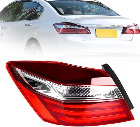 Tail Light Assembly Compatible With 2006-2007 Honda Accord Sedan Replacement for HO2818130 33551-SDA-A32 Taillight Rear Lamp in Saudi Arabia