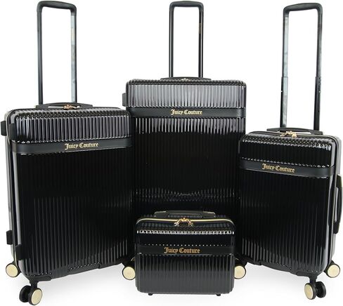 Juicy Couture Adeline Hardside 4pc Set - 21", 25", 29" and 13" vanity case in Saudi Arabia
