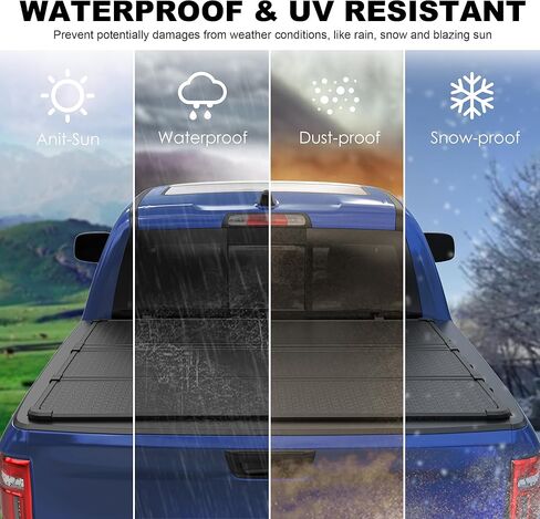 Tri-Fold Hard Truck Bed Tonneau Cover Fleetside Compatible with 2009-2026 Dodge Ram 1500/2019-2026 Classic On Top 5.8 FT Feed Aluminum 67.4 inch Bed Cover in Saudi Arabia