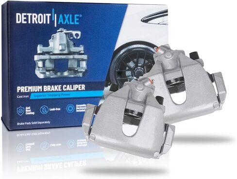 Detroit Axle - Front Brake Calipers for Ford 2017 C-Max 2013-2019 Escape, Disc Brake Calipers with Brackets Replacement in Saudi Arabia