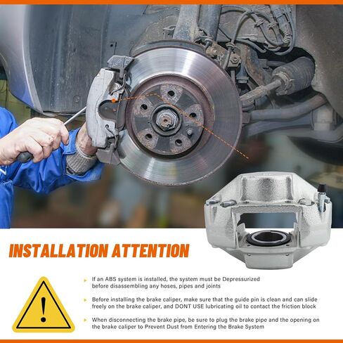 DRIVESTAR 19271+19272 New Front Pair Set Disc Brake Caliper in Saudi Arabia