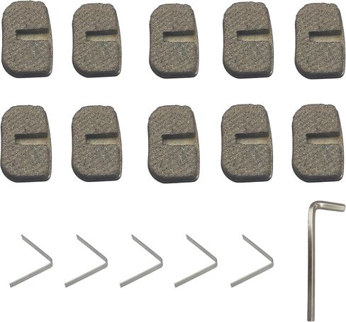 STRONGTHIUM Mini Bike Disc Brake Pads for 50cc 49cc 97cc 100cc 105cc Coleman CT100U CC100X SK100 Baja Doodle Bug DB30 Motovox MBX10 MBX11 Monster Moto MM-B80 MM-B105 Go Kart Dirt Bike 10Pcs in Saudi Arabia